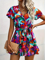 Vibrant Flora Dress