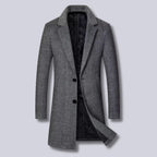 Loriento Plaid Wool Trench Coat