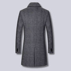 Loriento Plaid Wool Trench Coat
