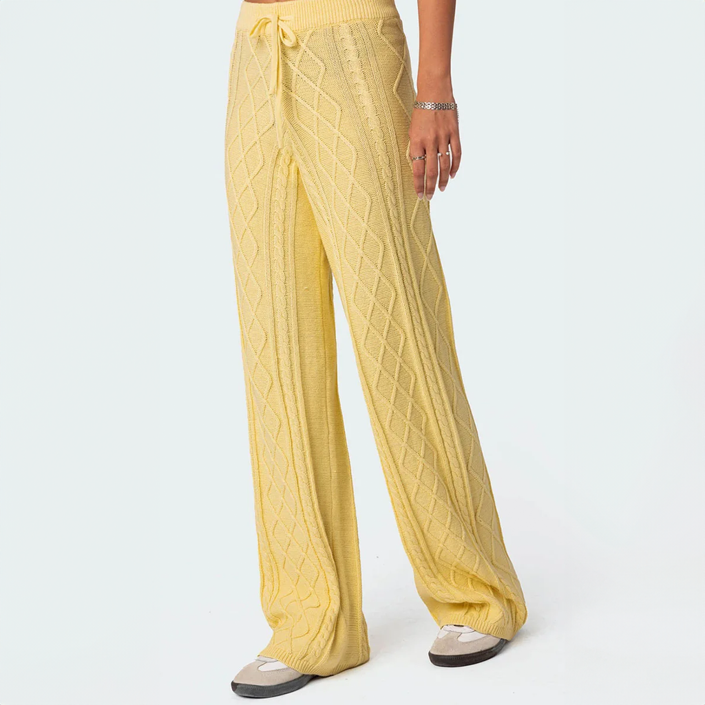 Amara Knit Wide-Leg Pants