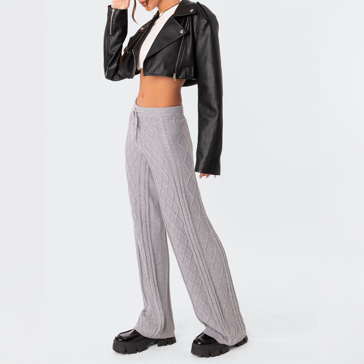 Amara Knit Wide-Leg Pants