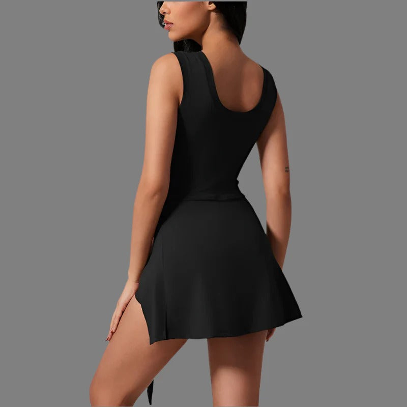 Wrap-Style Tennis Dress