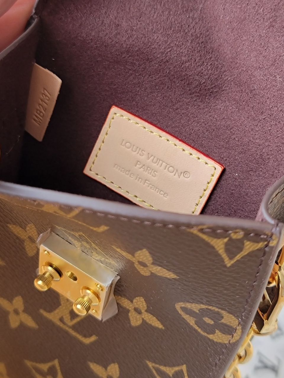 1V Monogram Phone Pouch