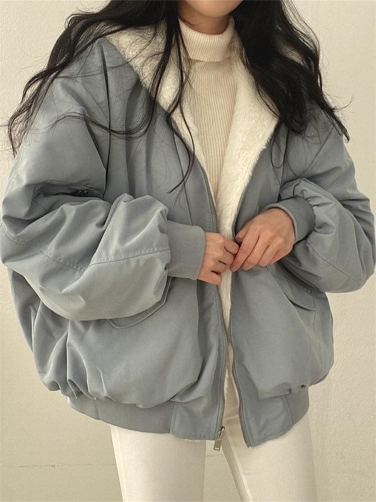 Lyra Women's Oversized Blouson Jacket