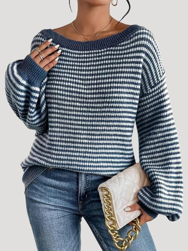 Marbella Striped Knit Sweater