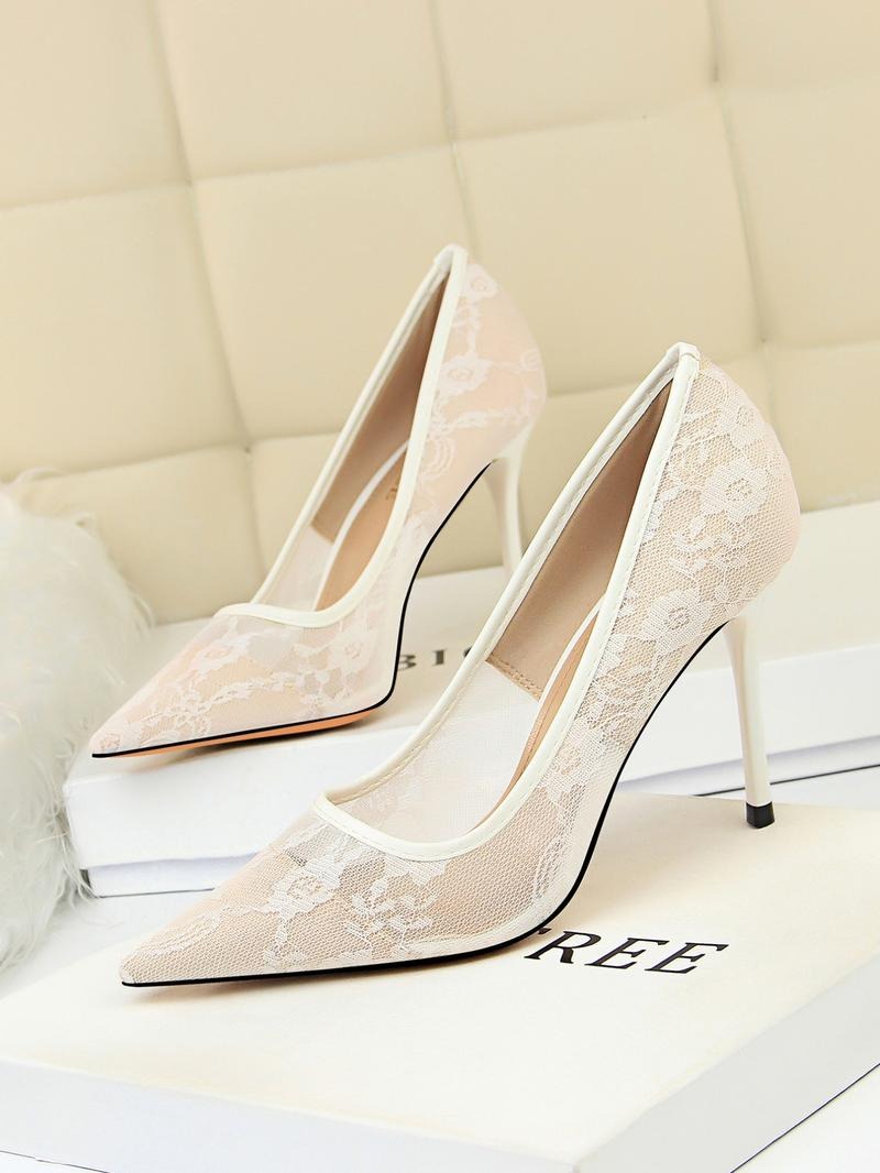 Taranto Lace Stiletto Heels