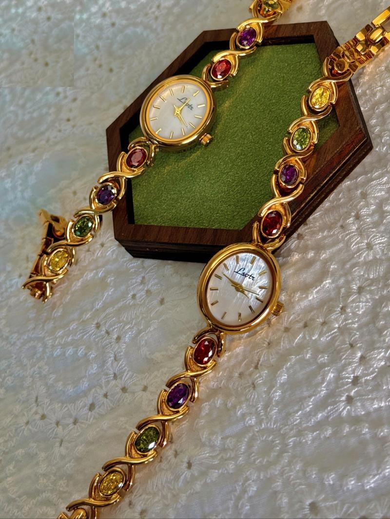 Amadora Gemstone Bracelet Watch