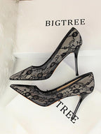 Taranto Lace Stiletto Heels