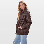 Montero Leather Bomber Jacket