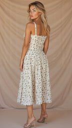 Amelia Women's Floral Midi Dress