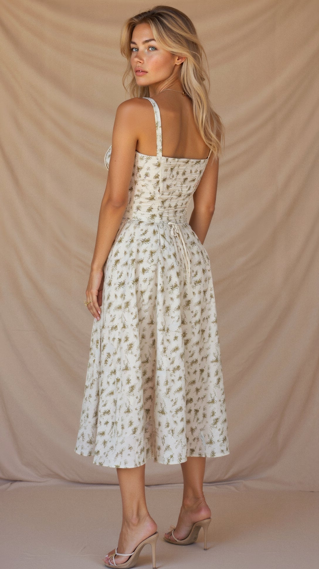 Amelia Women's Floral Midi Dress