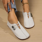 Women's Casual Flat Loafers with Strap